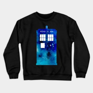 TARDIS Art Print - Doctor Who Crewneck Sweatshirt